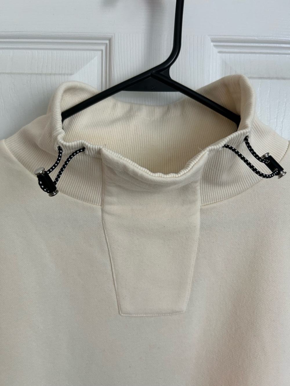 Varley Woods Sweat Sweatshirt Womens Medium Pullover Cream Anthropologie - Picture 3 of 15